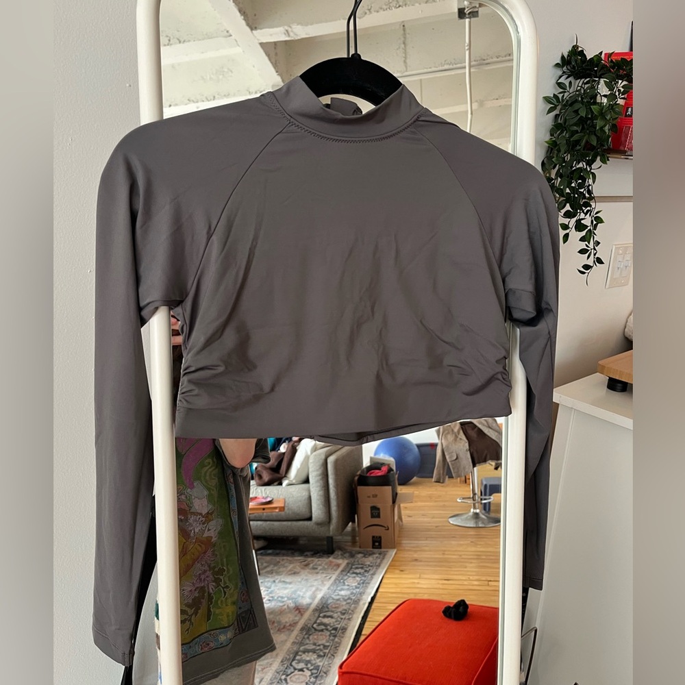 Cropped Long Sleeve Athleta Workout Top